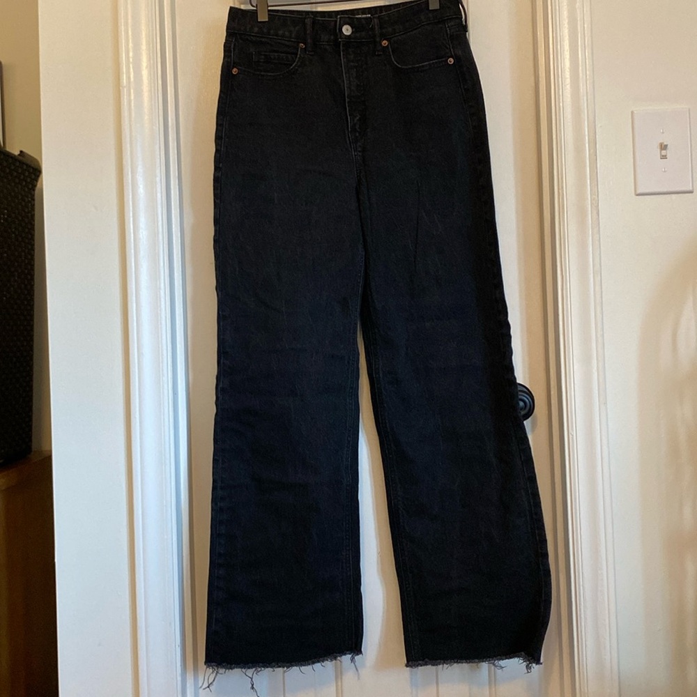 Wide leg jeans